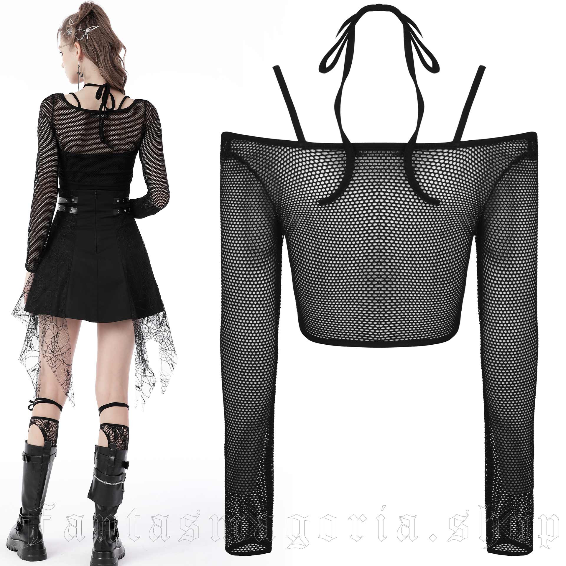 Dark In Love Mesharmor Crop Top – Bild 2