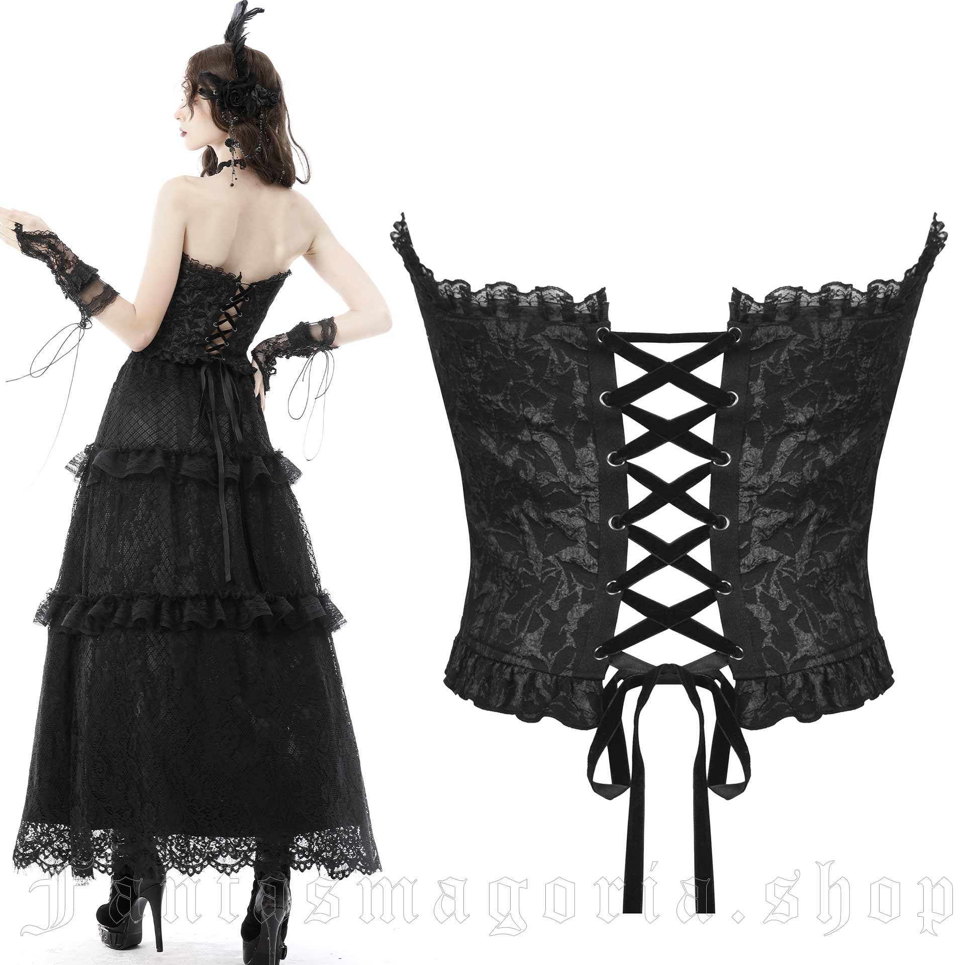 Dark In Love Midnight Romance Corset – Bild 2
