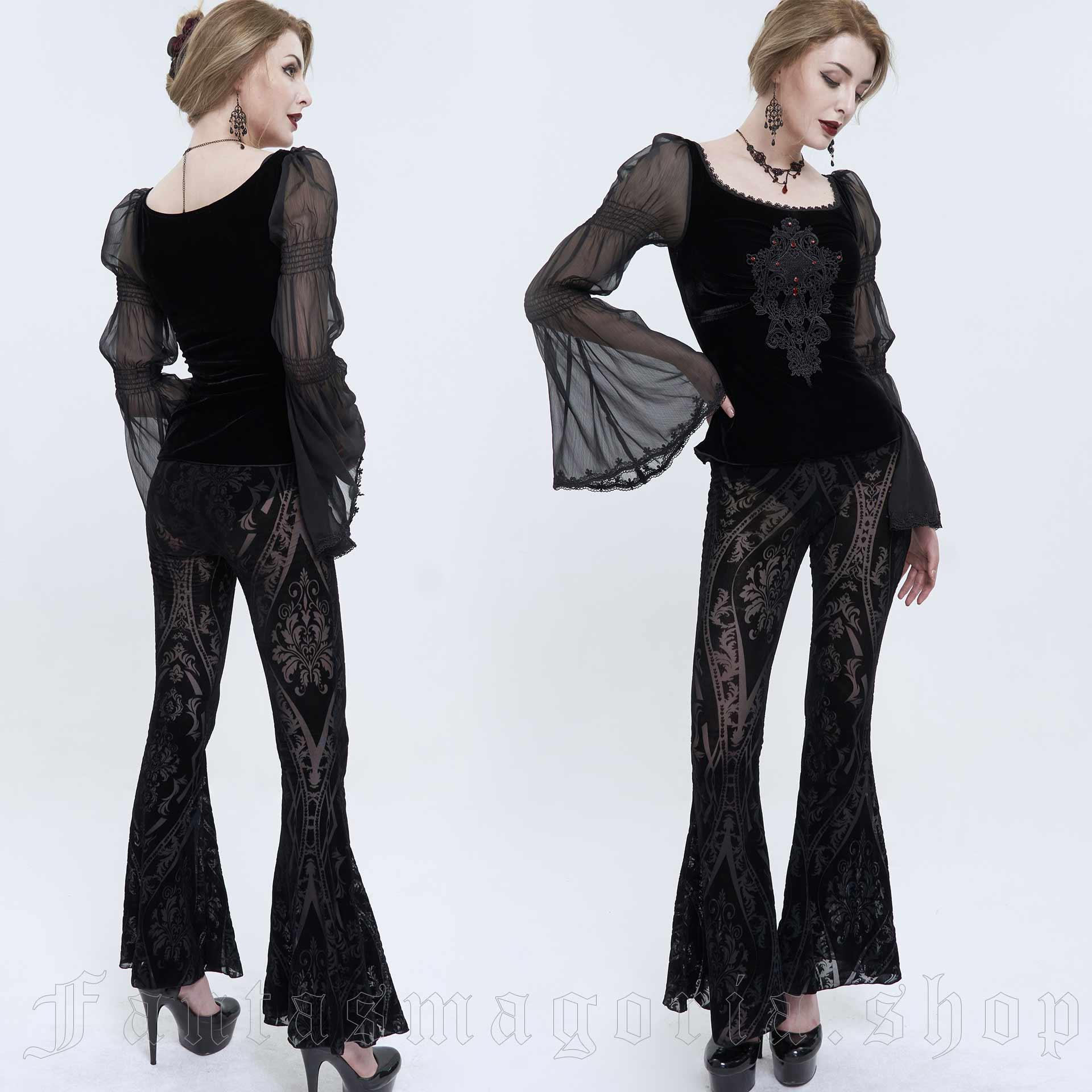 Devil Fashion Divina Gothic Trousers - Image 3