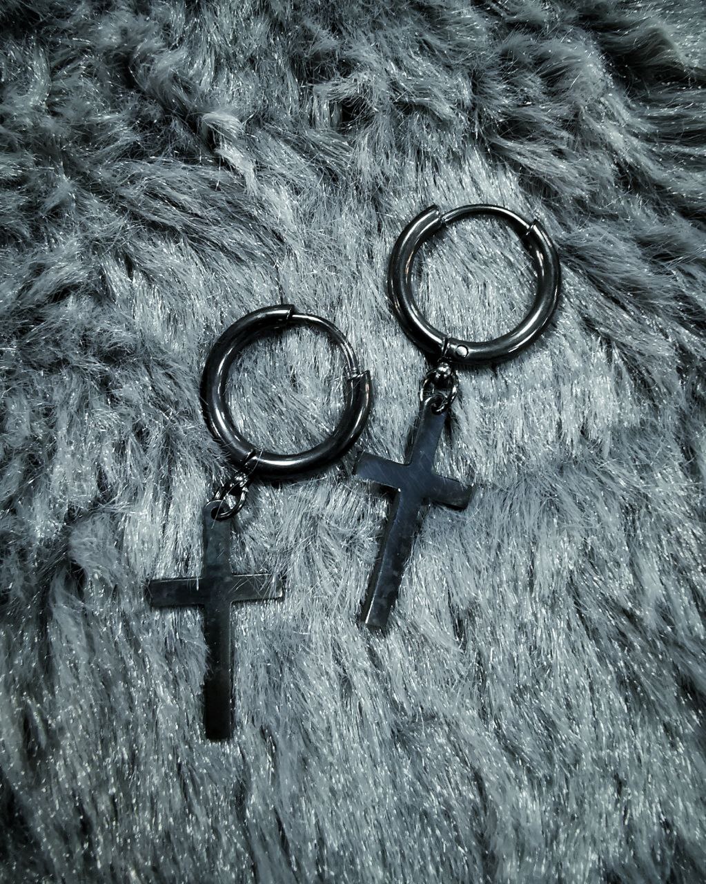Ohrringe Crux Magna Tenebris (Paar)