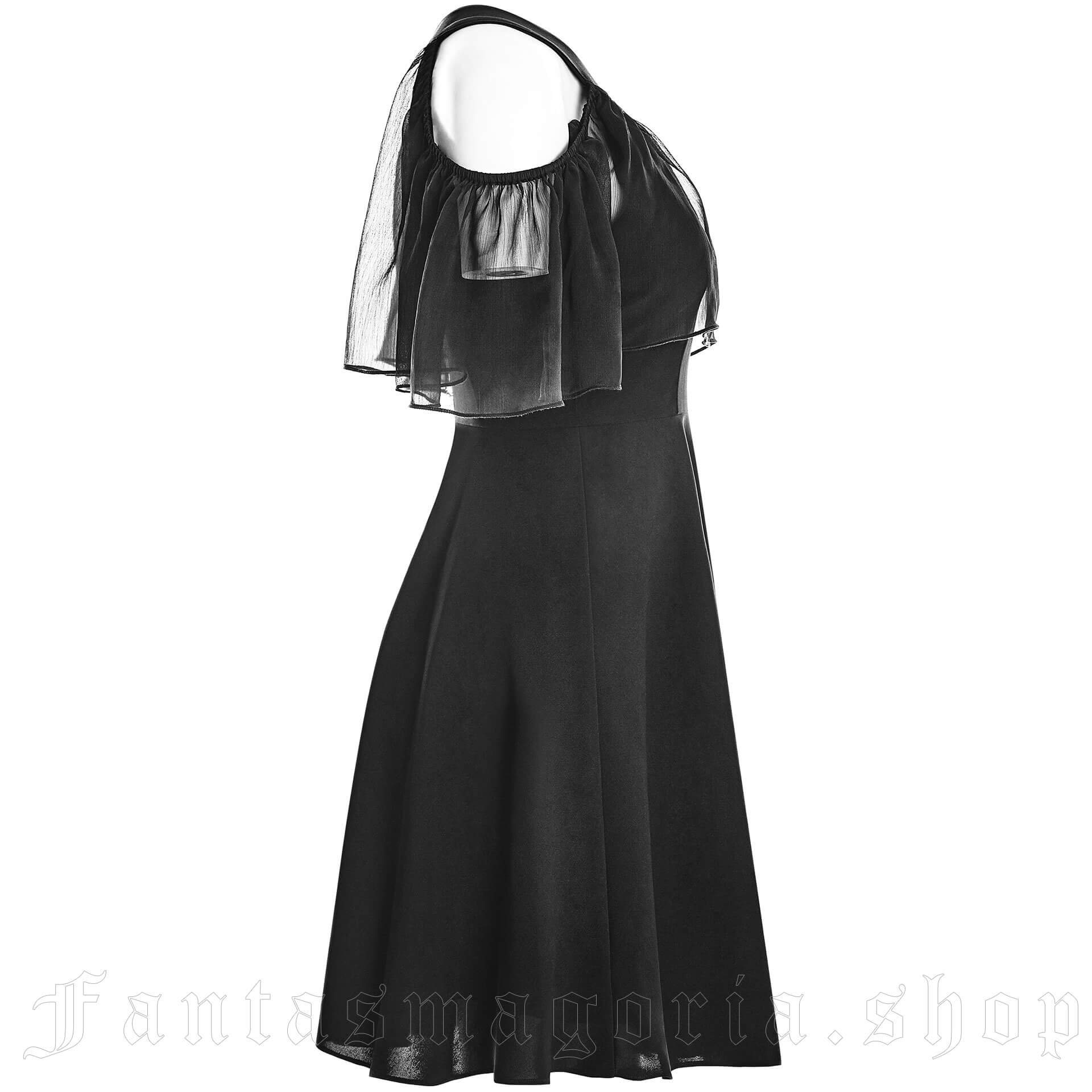 Punk Rave Black Moth Dress – Bild 3