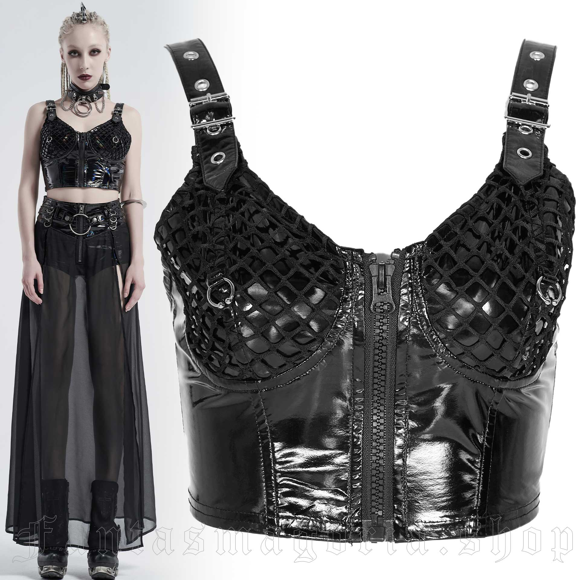 Punk Rave ClubbeXXX Top – Bild 2