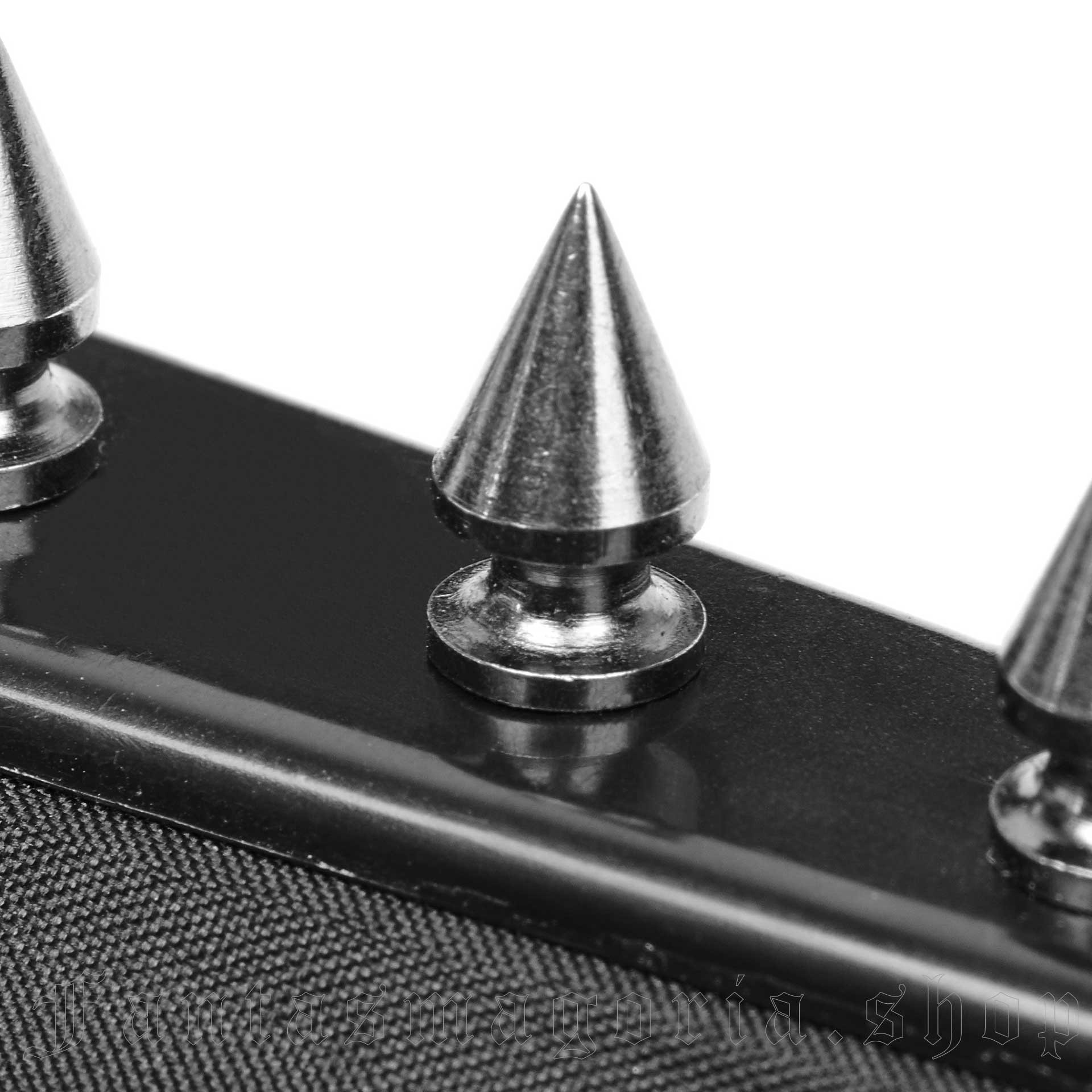 Punk Rave Deviless Spiked Folding Fan - Image 3