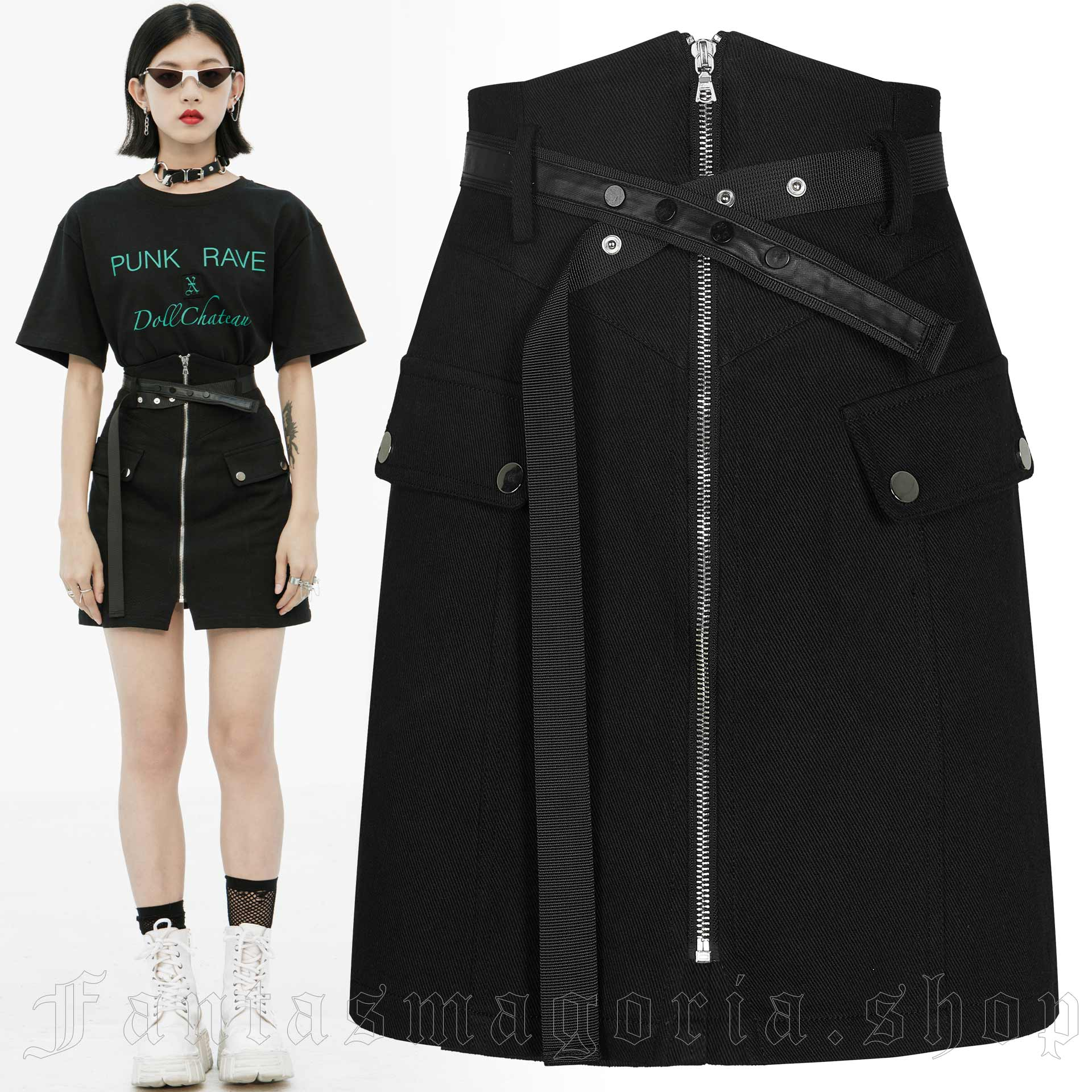 Punk Rave Oxymoron Skirt