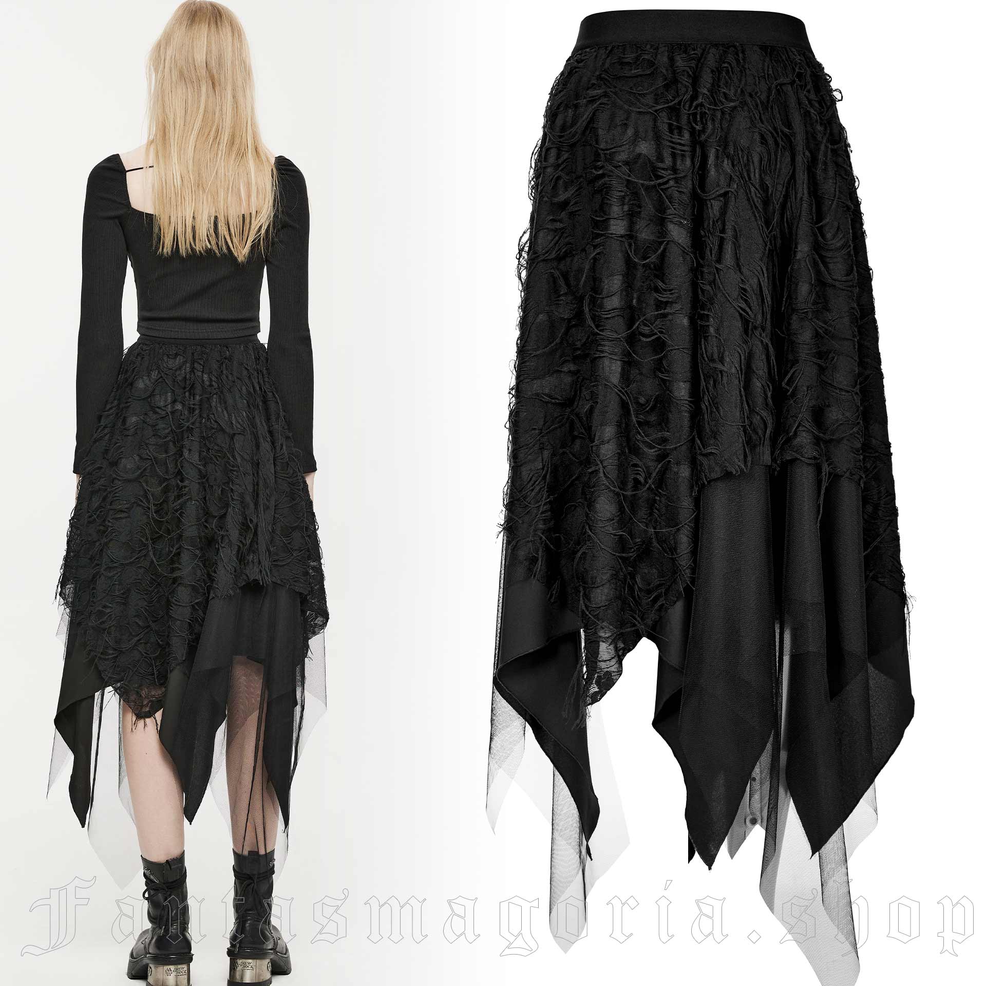 Punk Rave Beautiul Disaster Skirt – Bild 2