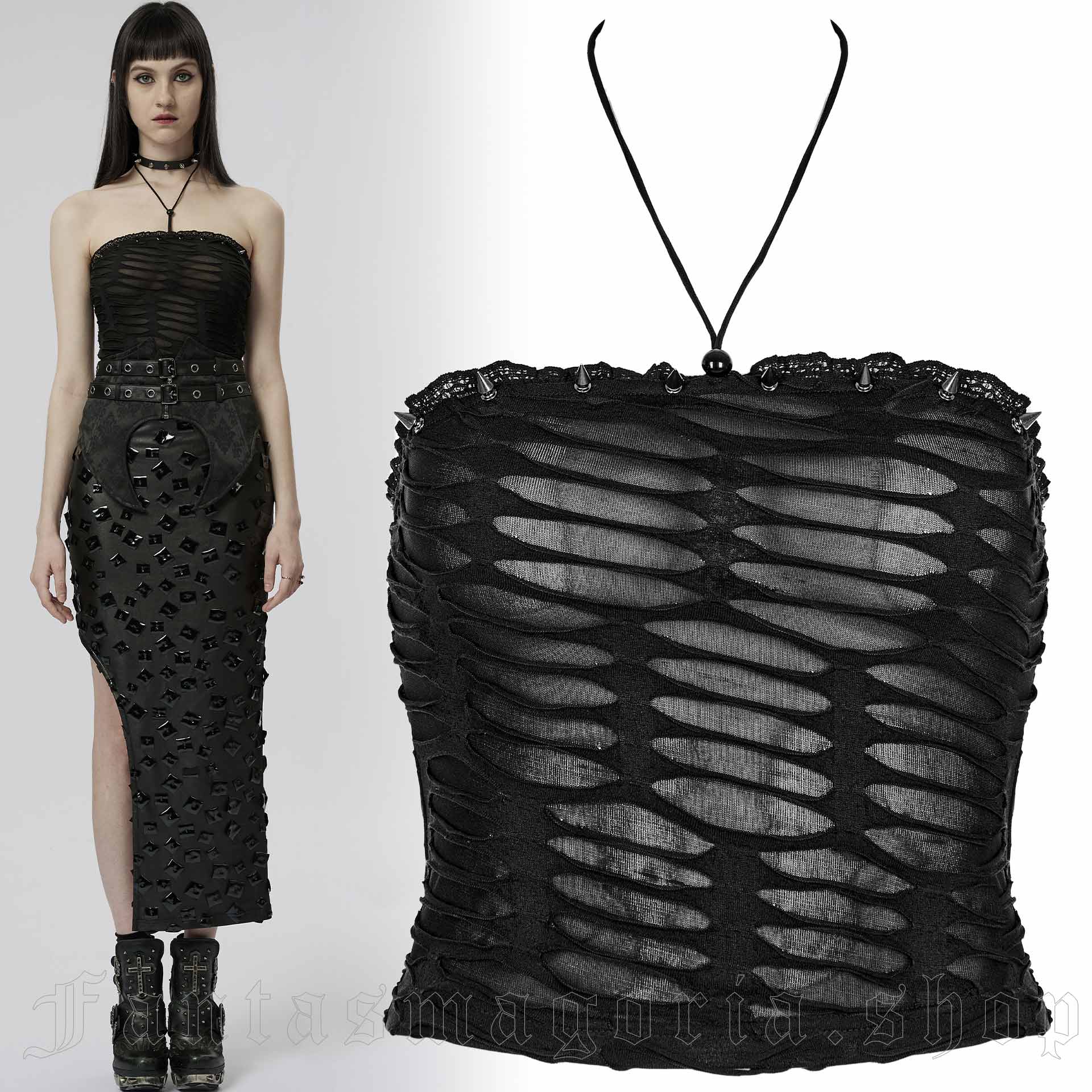 Punk Rave Rebel`s Tribe Top