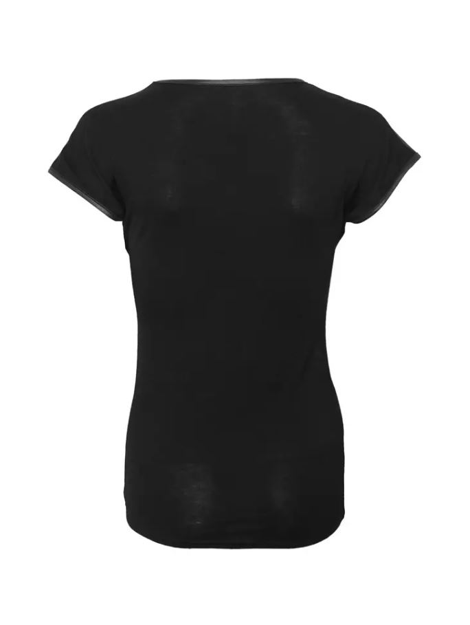 Spiral Leather Look Studded Top – Bild 2