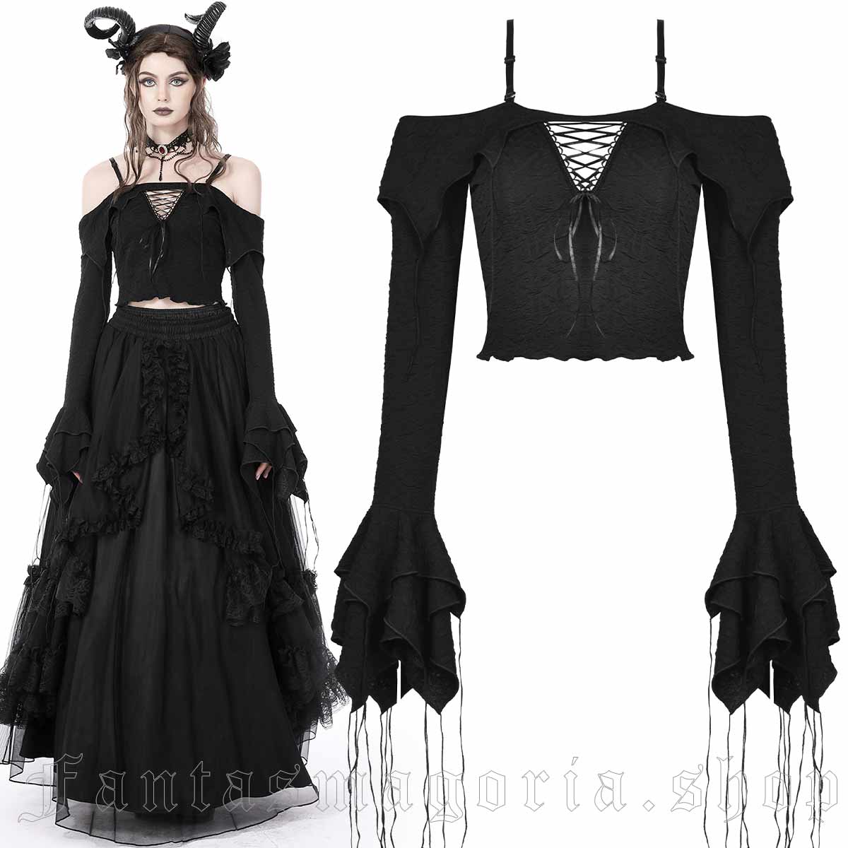 Dark in Love Rebel Doll Top