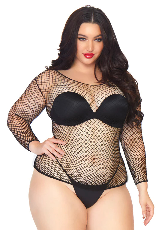 Leg Avenue Fishnet Top Plus Size