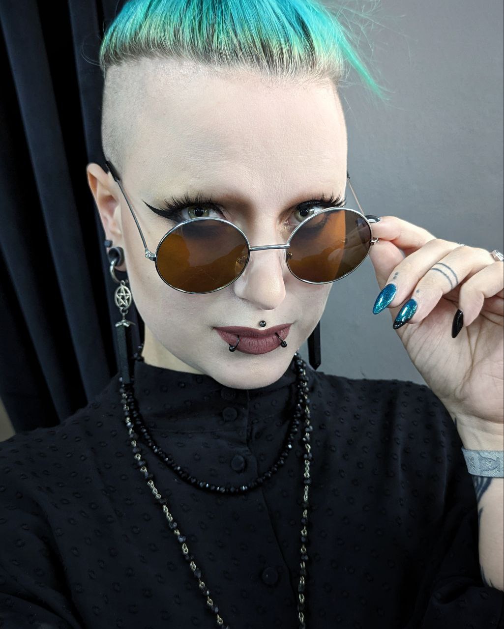 Sonnenbrille rund groß (4 Farben) – Bild 3