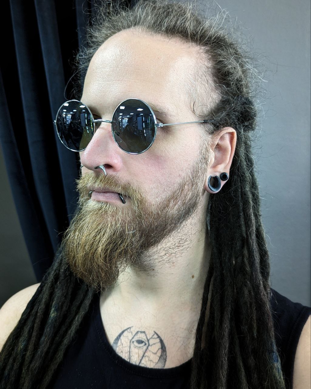 Sonnenbrille rund groß (4 Farben) – Bild 2