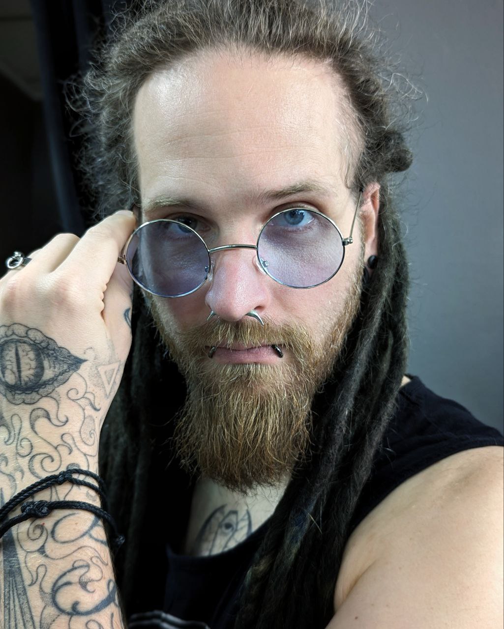 Sonnenbrille rund bunt (6 Farben) – Bild 2