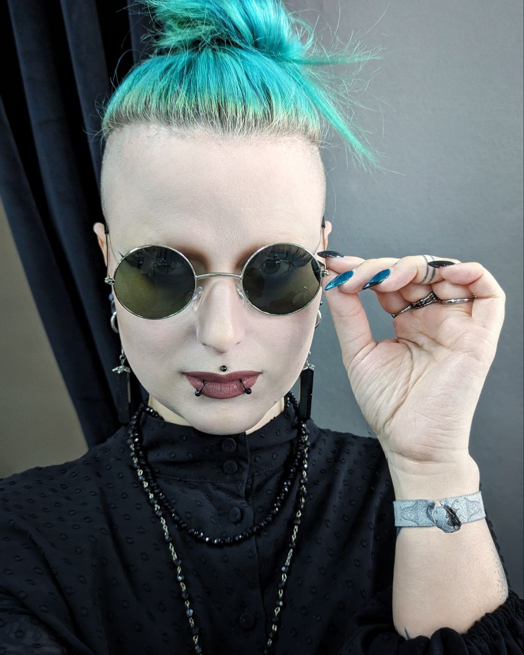 Sonnenbrille rund bunt (6 Farben) – Bild 6