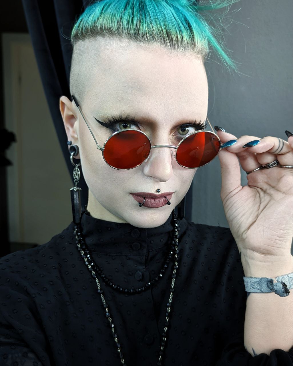 Sonnenbrille rund bunt (6 Farben)