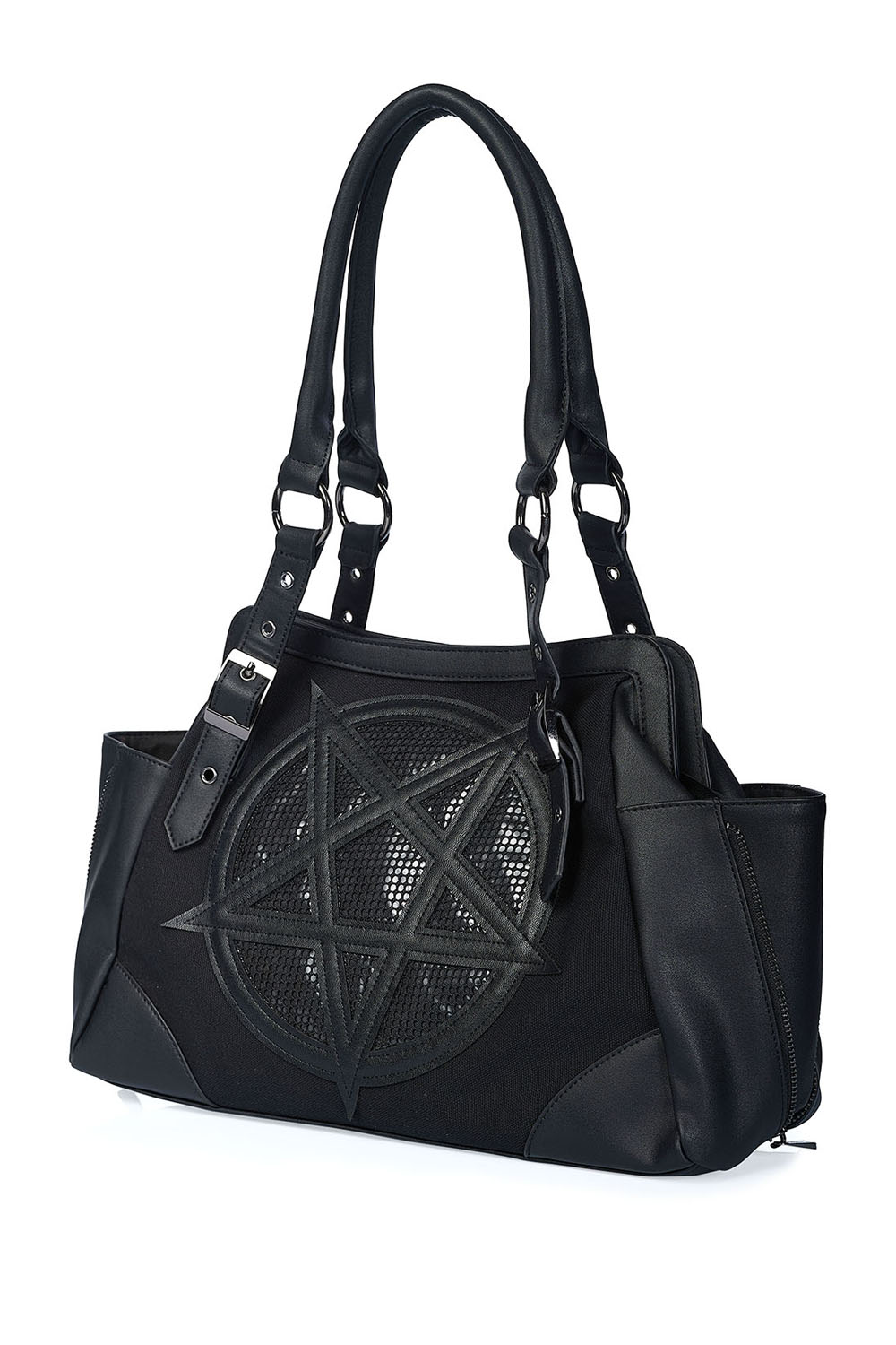 Banned Alternative NECROMANCER CAMEO HANDBAG