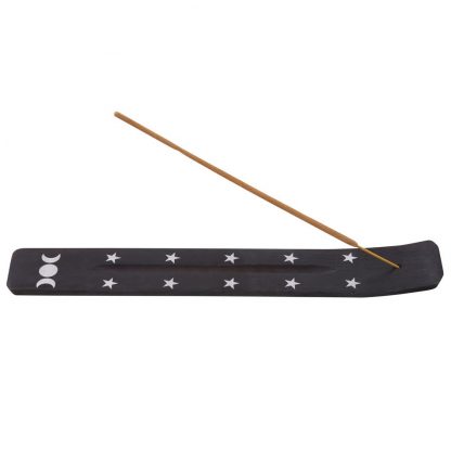 Elements Triple Moon Wooden Incense Burner