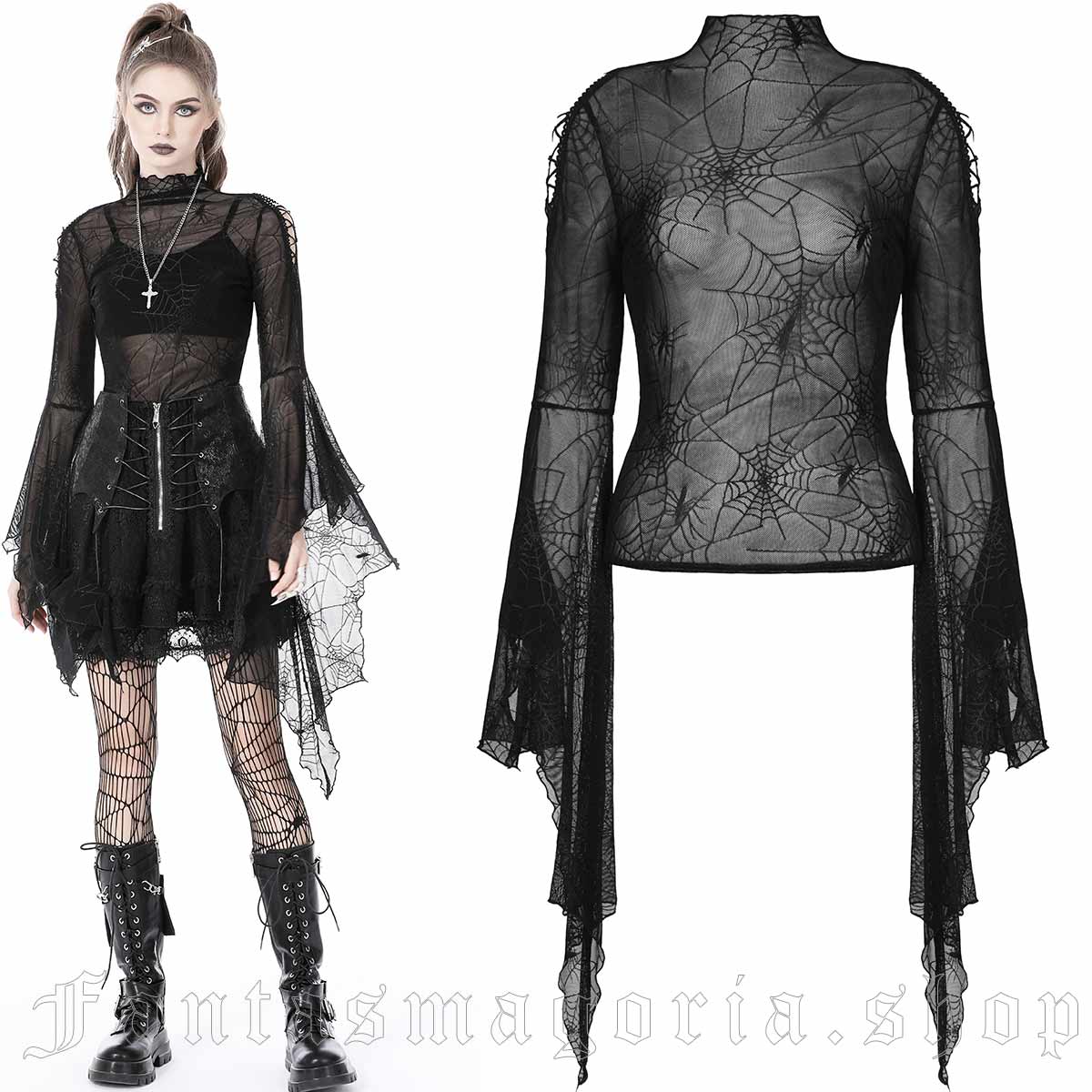 Dark in Love Morticia Top
