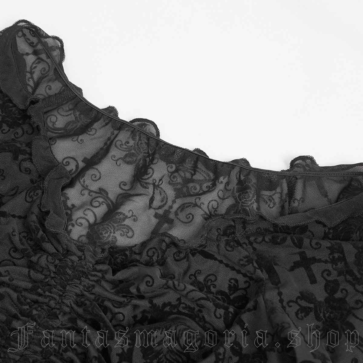 Devil Fashion Camea Off Shoulder Shirt – Bild 5