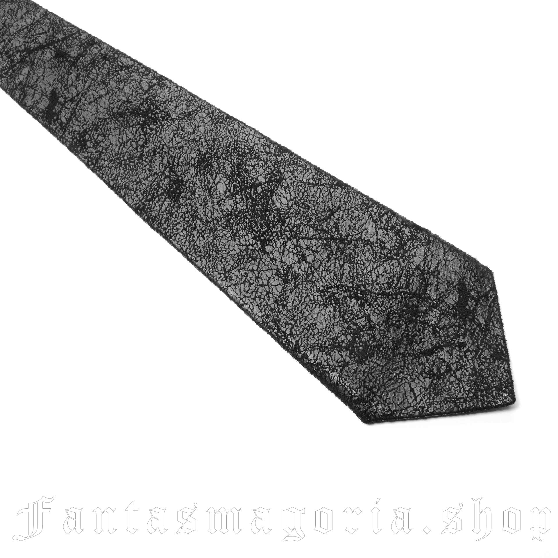 Punk Rave Rebel Heart Black Tie - Image 4