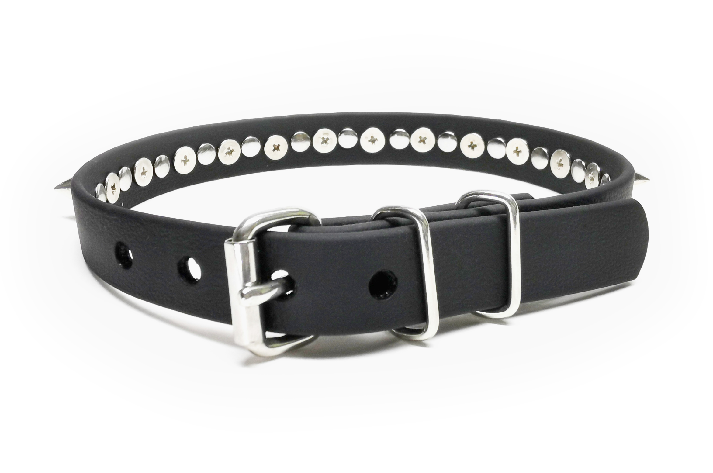 Sacred Sins Choker Strass-Nieten und Spikes – Bild 3