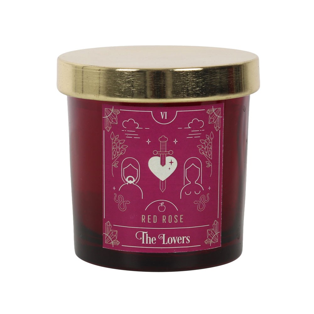 Spirit of Equinox The Lovers Red Rose Candle – Bild 2