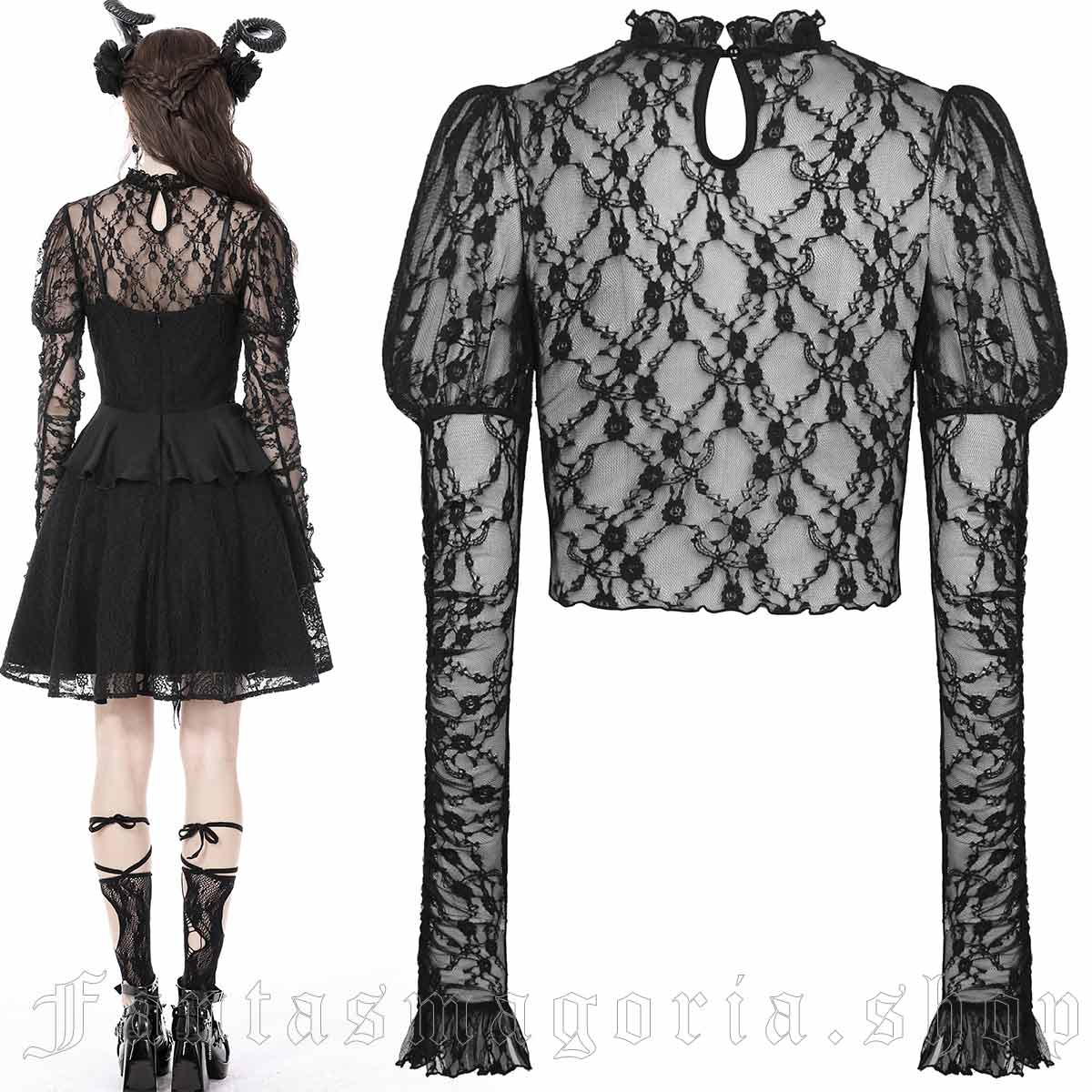 Dark in Love Lace Embrace Top – Bild 2