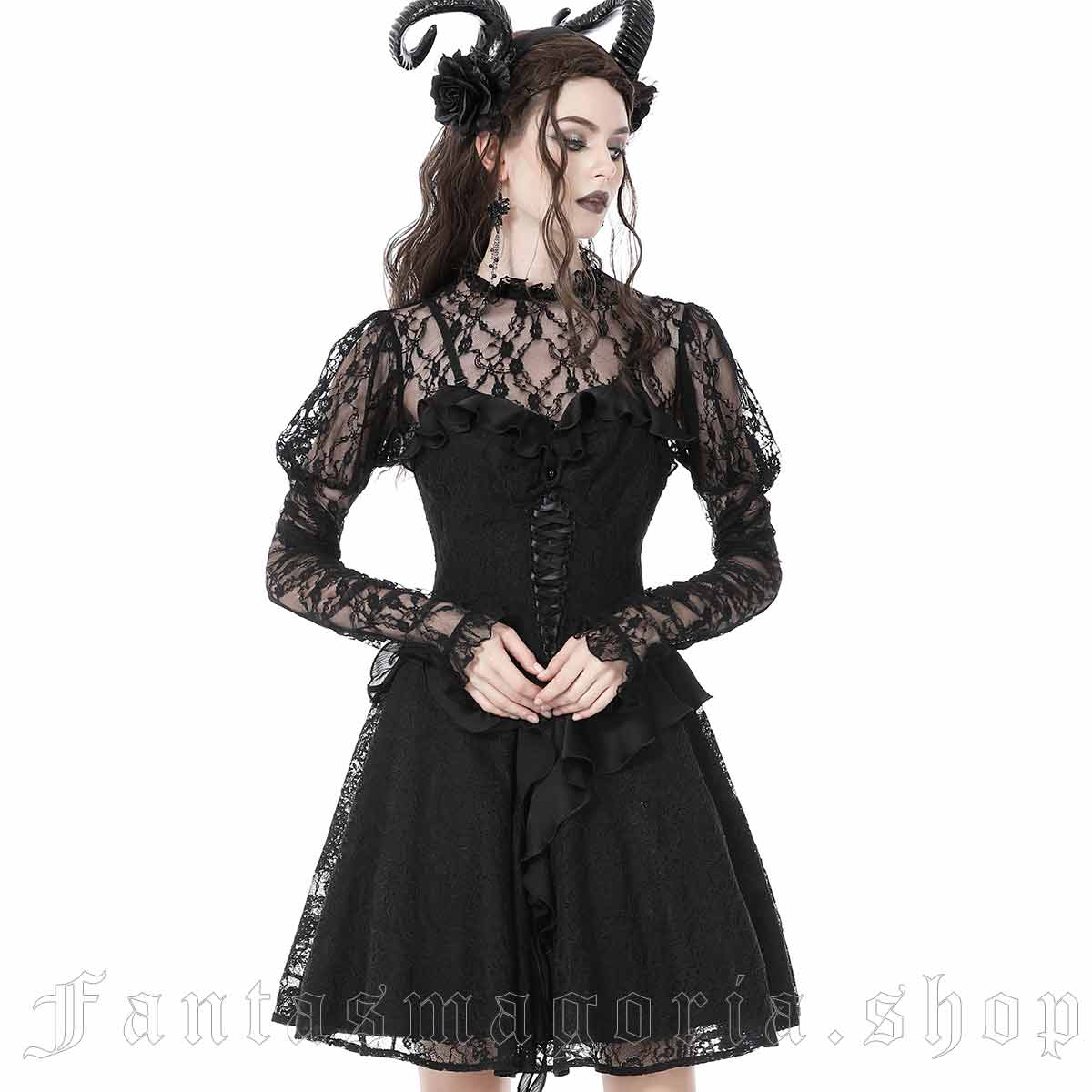 Dark in Love Lace Embrace Top – Bild 3