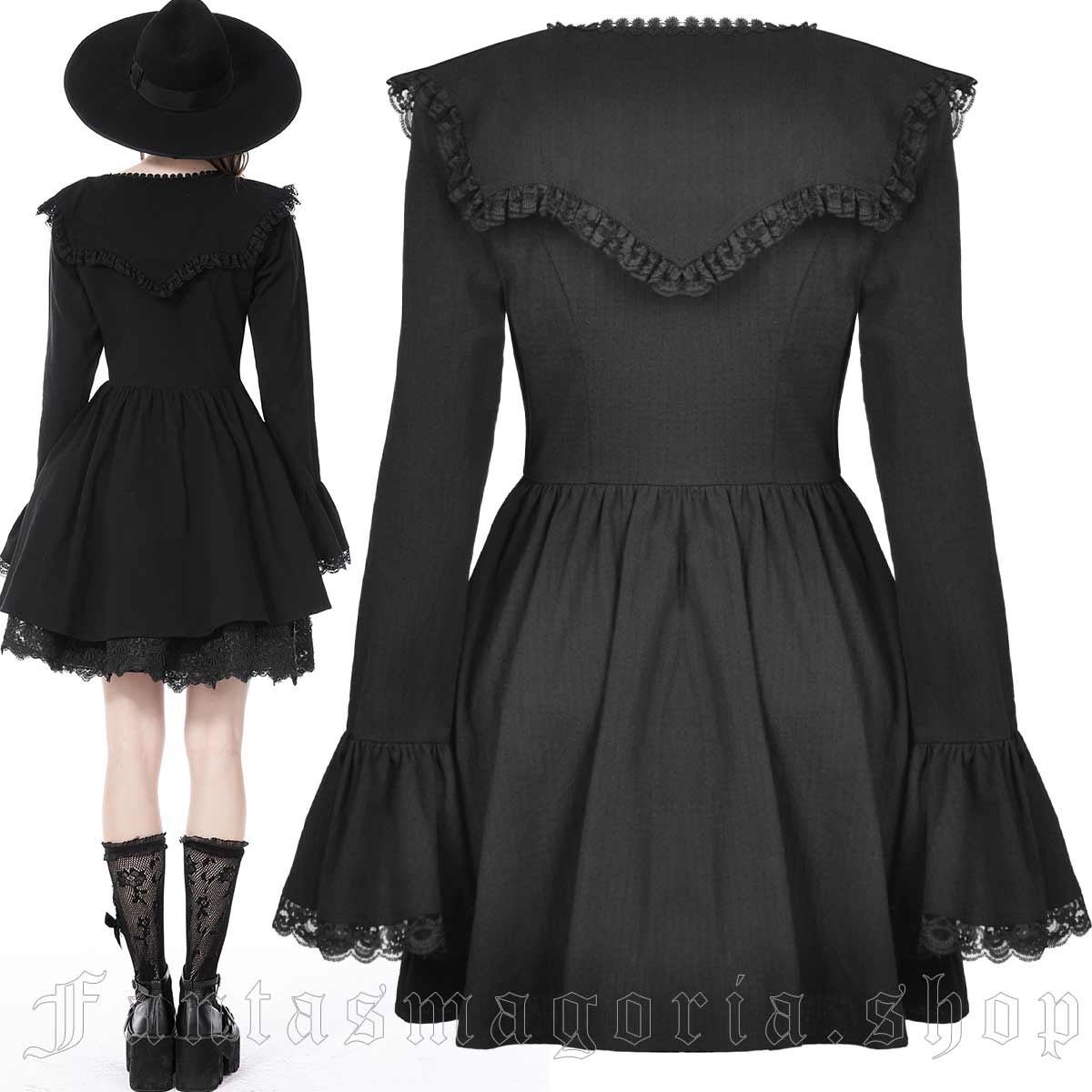 Dark in Love Marry Shelley Dress – Bild 2