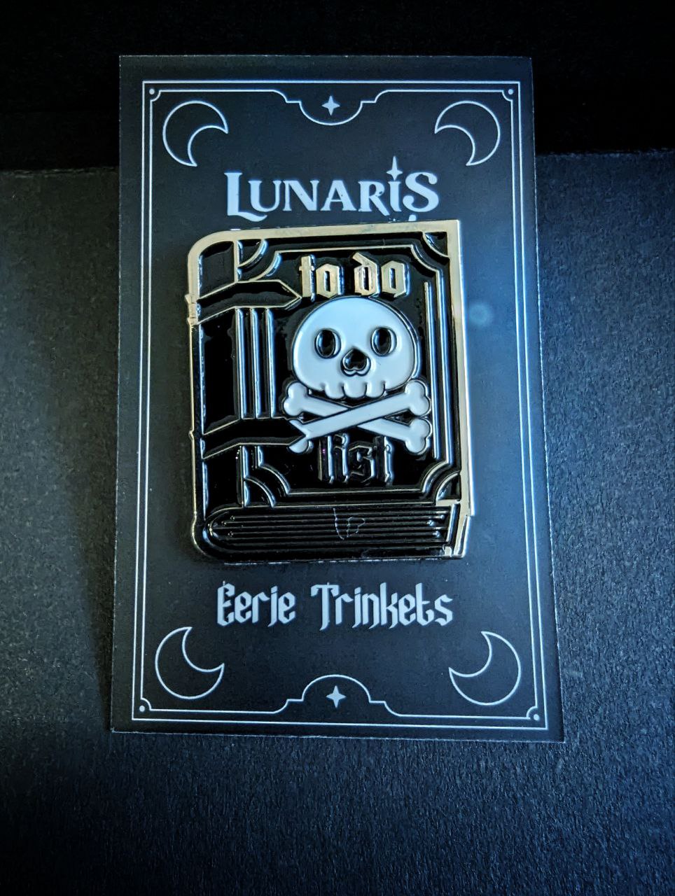 Lunaris Enamel Pin To Do List