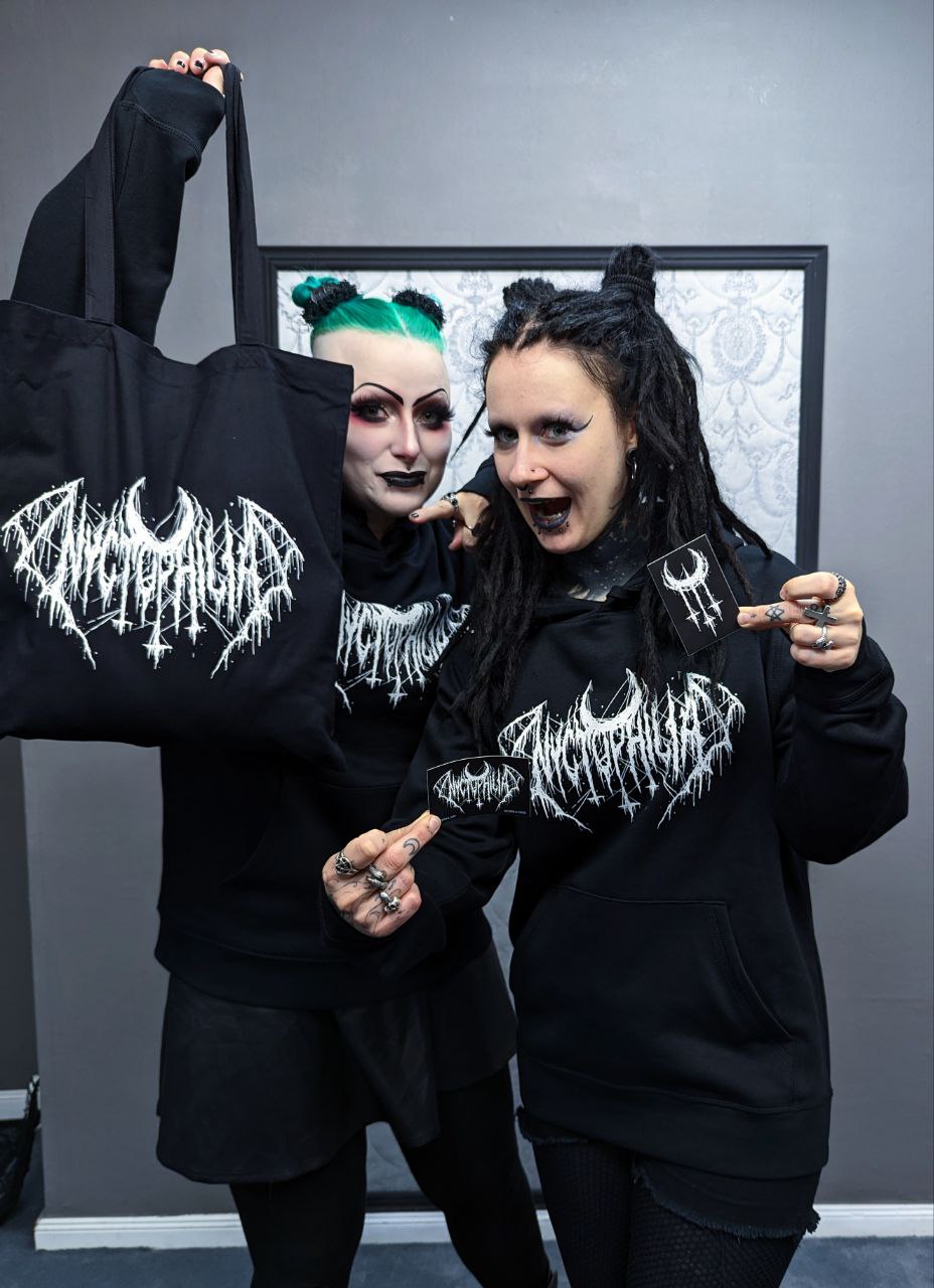 Nyctophilia X Phrenetica Jutebeutel Limited Black Metal Edition – Bild 2