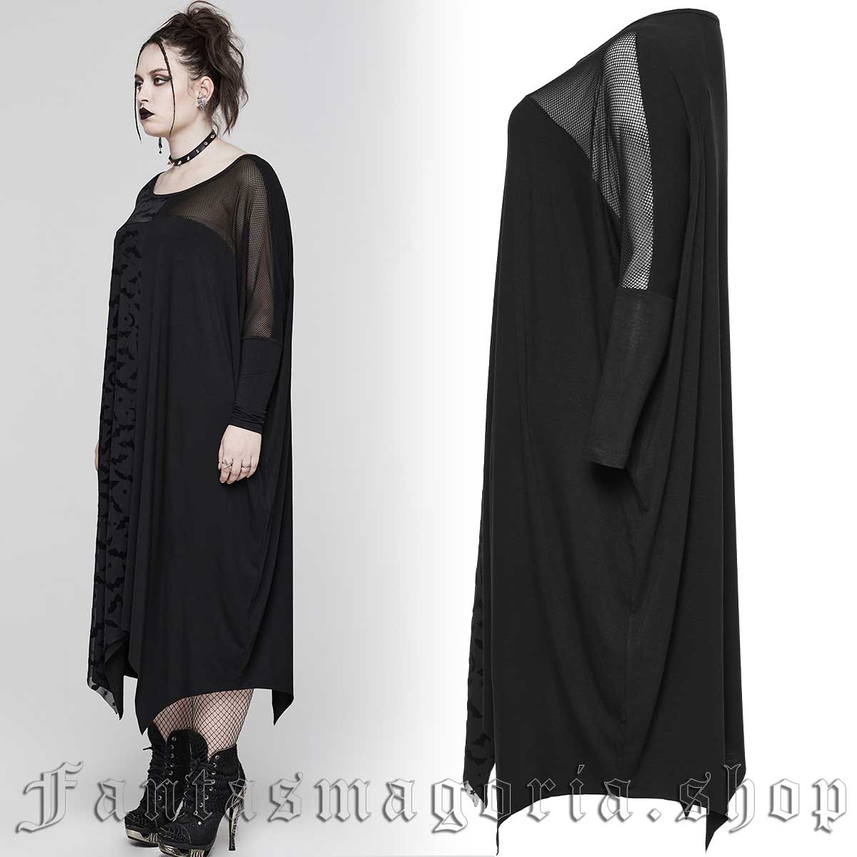 Punk Rave Night Flier Tunic Dress - Image 4