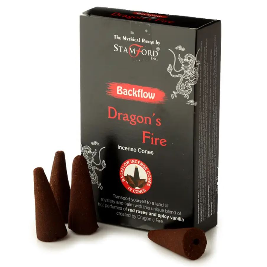 Stamford Dragon's Fire Backflow Incense Cones