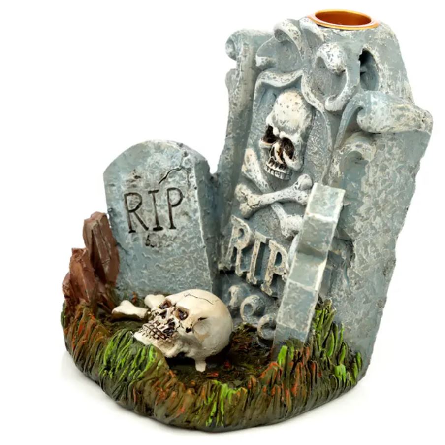 Backflow Incense Cones Holder Graveyard – Bild 2