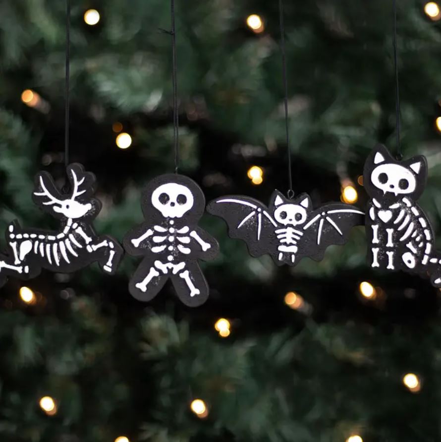 Spirit of Equinox Creepy Christmas Cookie Ornaments (4 Stk.)