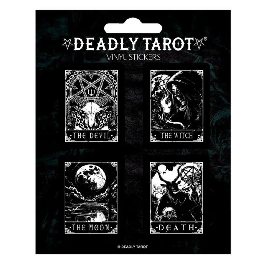 Deadly Tarot Sticker Set (4 Stk.)