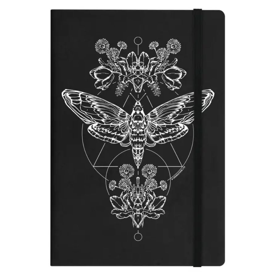 Death Head Moth A5 Notebook