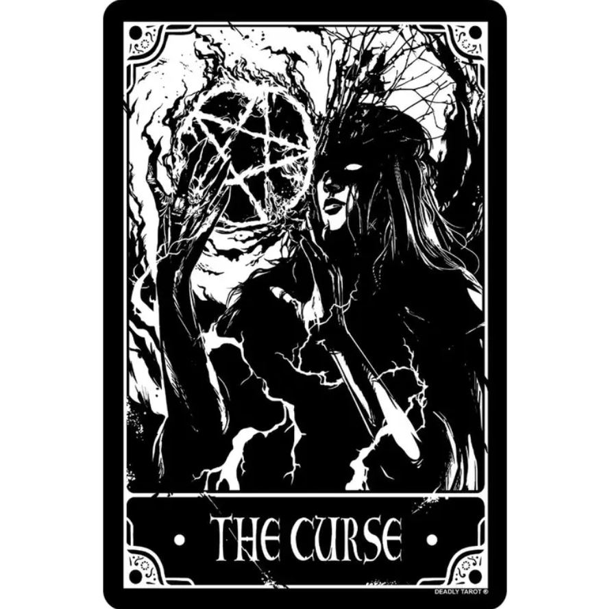 The Curse Tin Sign