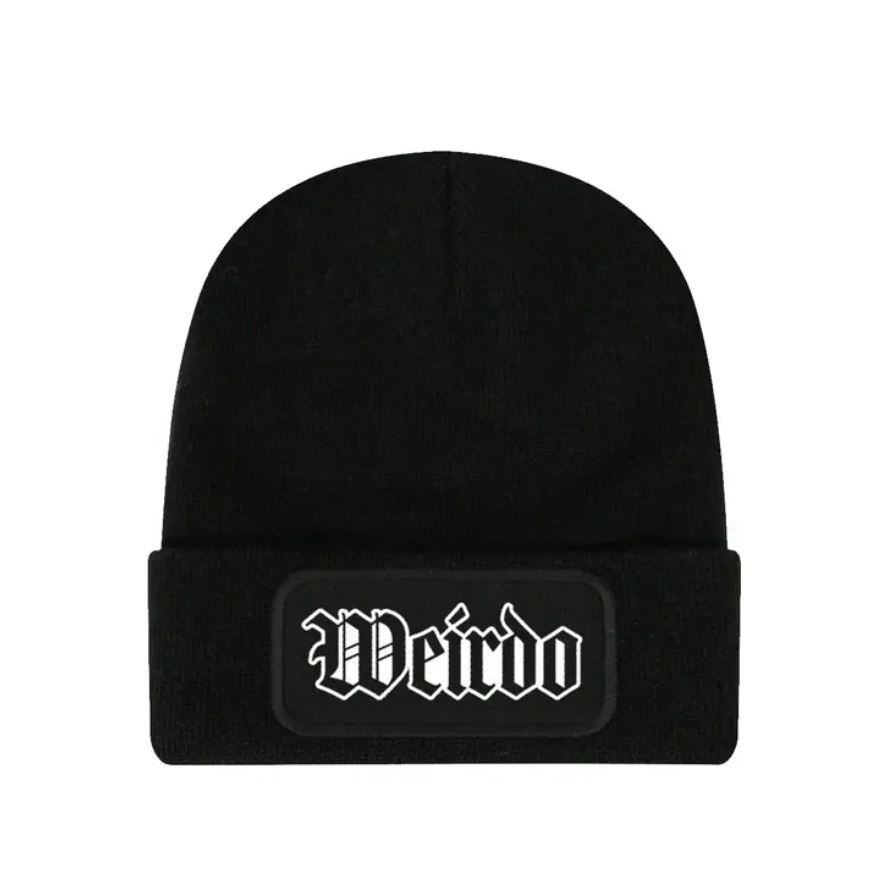 Weirdo Black Beanie