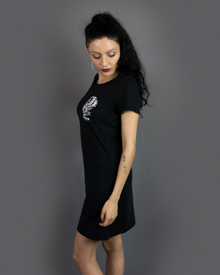 Deadnoir Never Trust T-Shirt Dress - Image 3
