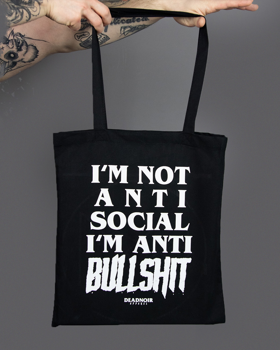 Deadnoir Antisocial Tote Bag