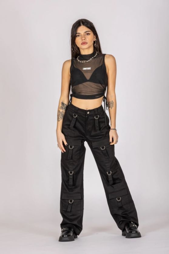 Alice's Lips Blackout Cargo Pants - Image 2