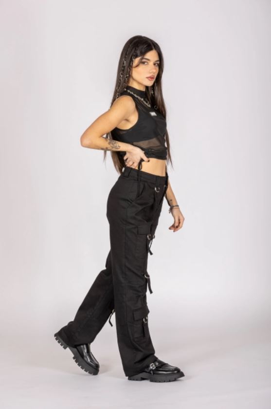 Alice's Lips Blackout Cargo Pants - Image 3