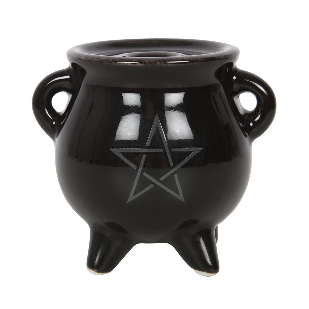 Spirit of Equinox Mystical Pentagram Cauldron Incense Burner - Image 2