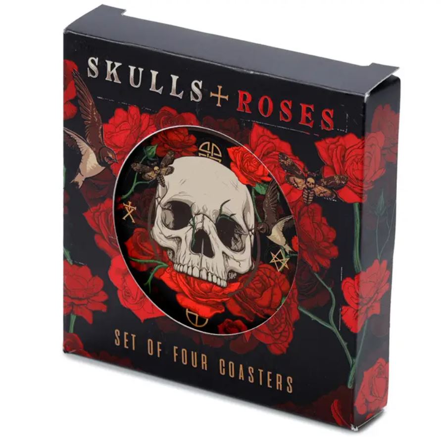 Skulls and Roses Untersetzer (4er Set) - Image 3