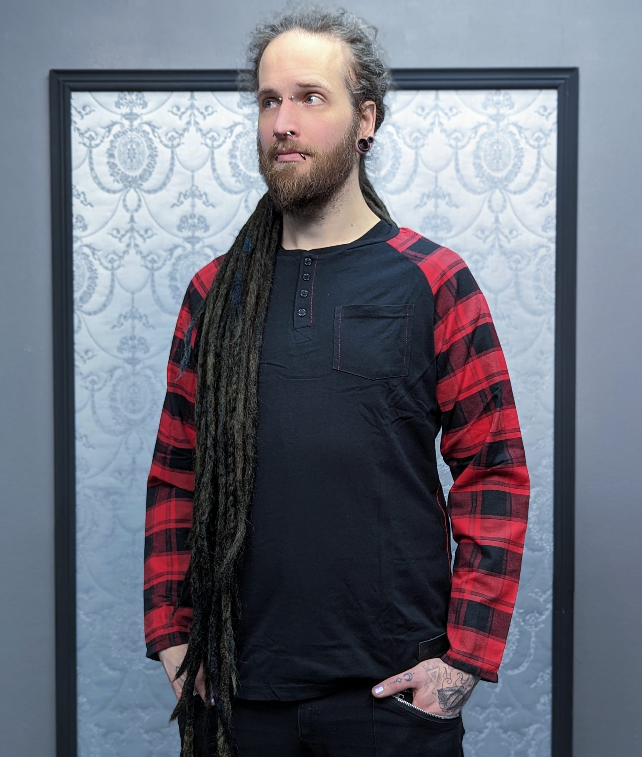 Anton Red Plaid Longsleeve - Image 2