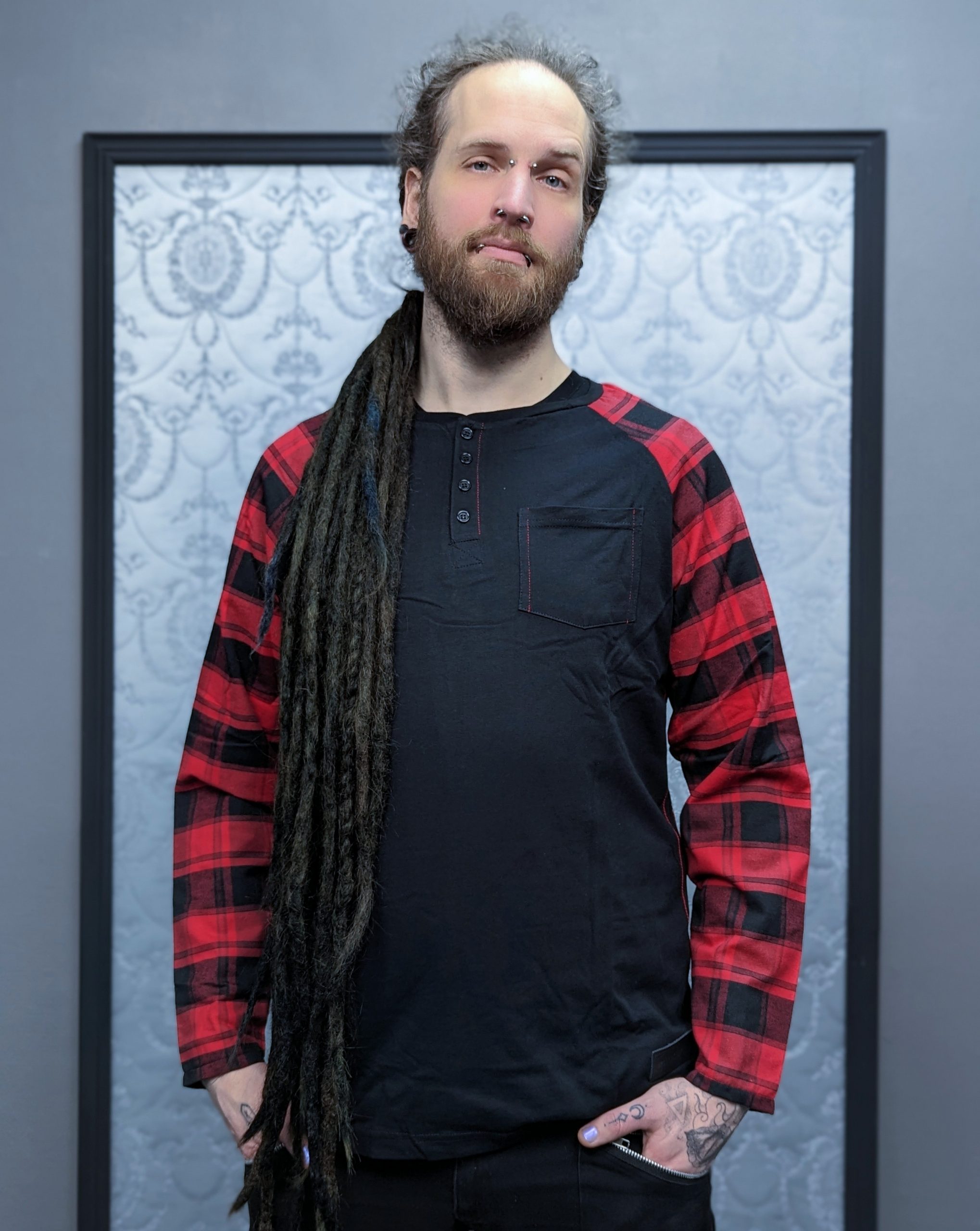 Anton Red Plaid Longsleeve