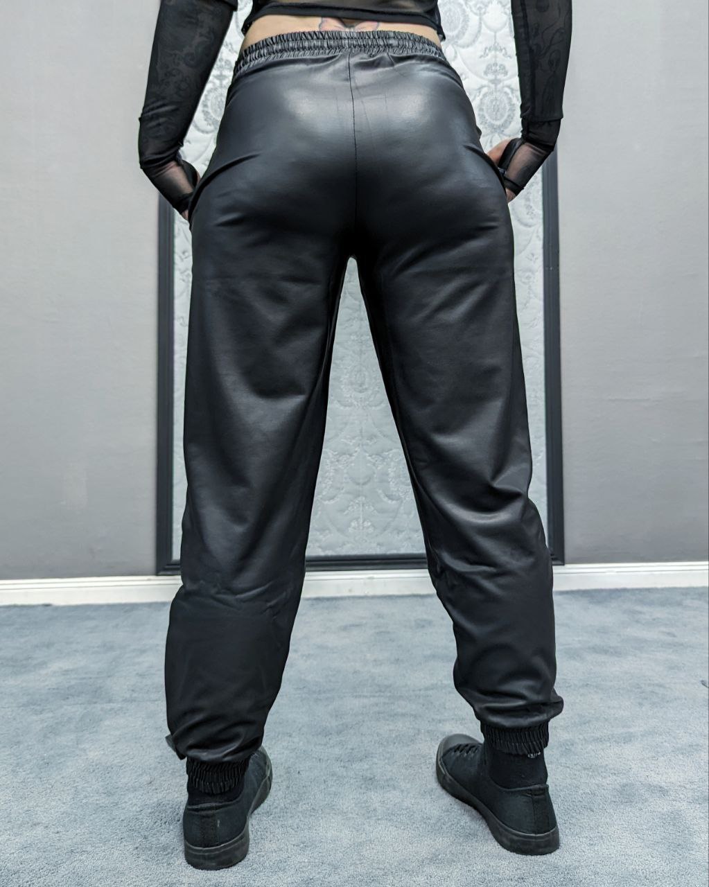 Arthur Faux Leather Pants - Image 4