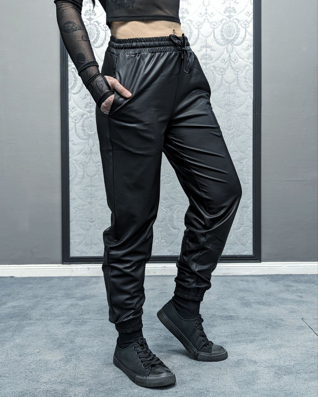 Arthur Faux Leather Pants - Image 2