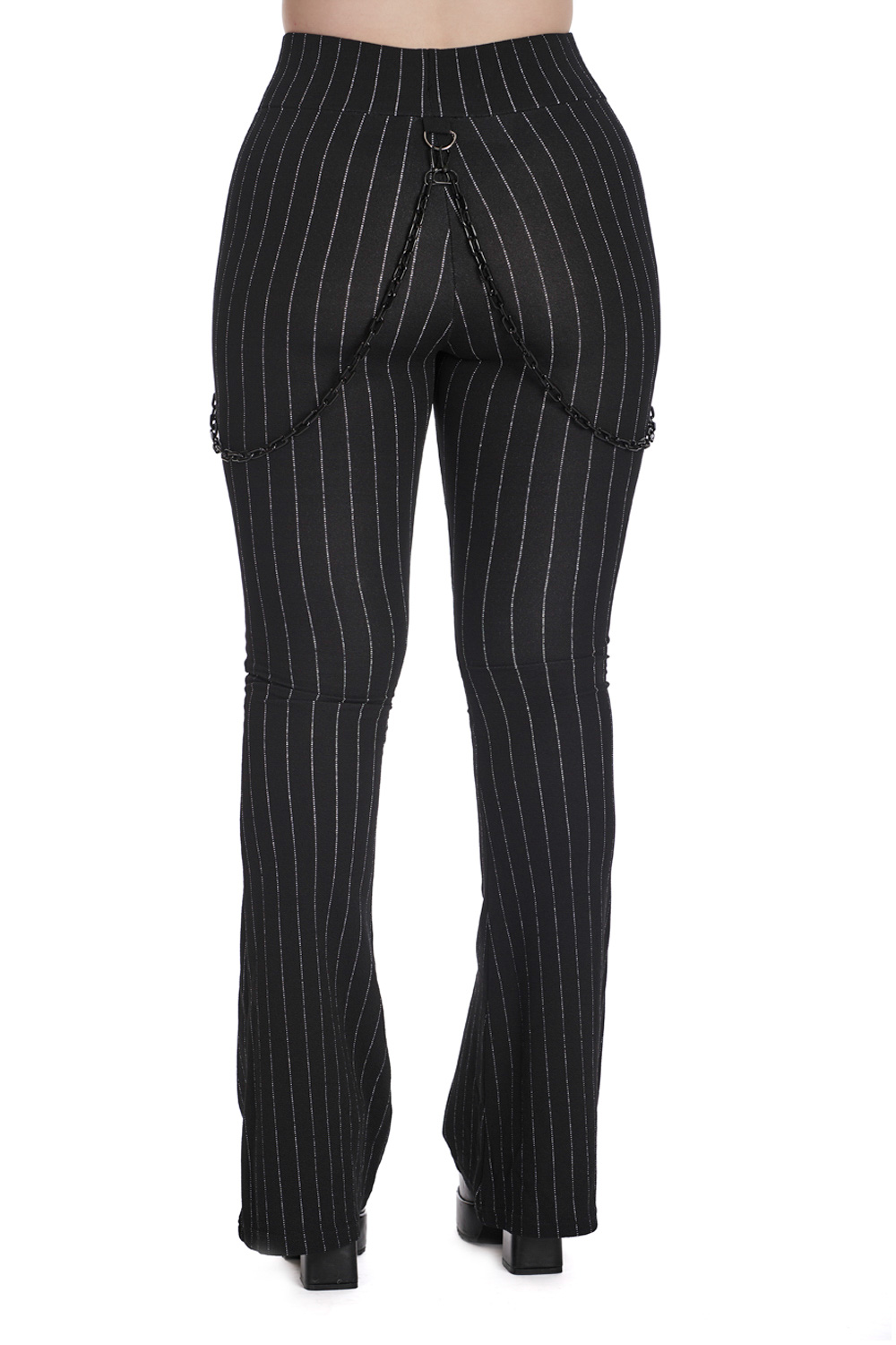 Banned Charcoal Chic Flare Trousers - Image 3