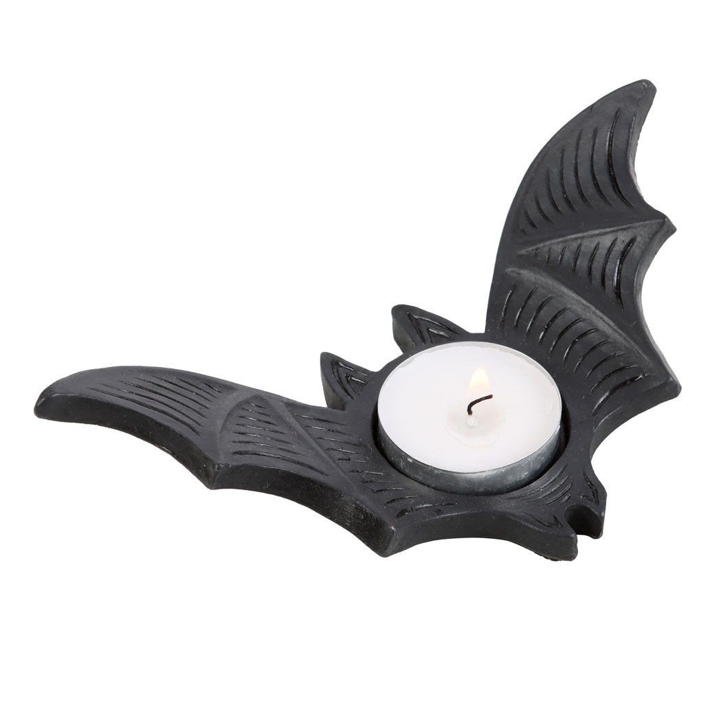 Spirit of Equinox Bat Tealight Candle Holder - Image 2